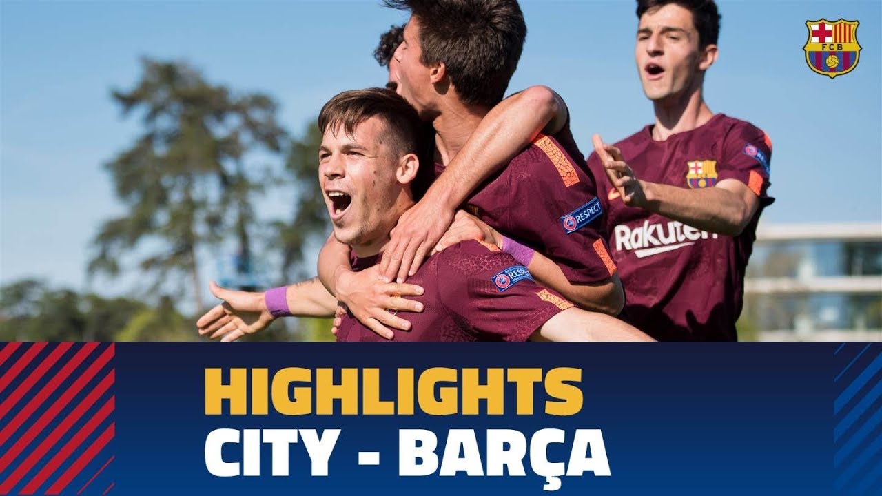 [HIGHLIGHTS] UEFA YOUTH LEAGUE: FC Barcelona – Manchester City (5-4)