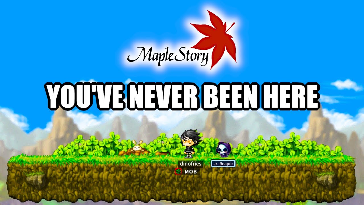 странные места в старой версии MapleStory