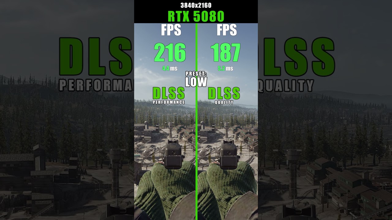 DLSS Q vs DLSS P | LOW | Warzone - Verdansk 2025 - RTX 5080 - 4K PC - Benchmark #rtx5080