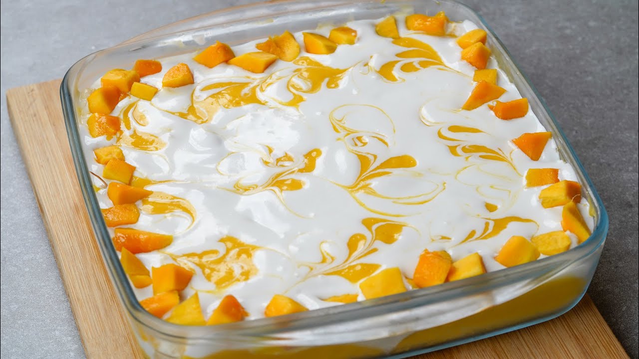 Mango Arabian Pudding Recipe | Delicious & Creamy Mango Dessert Recipe | Mango Pudding Recipe