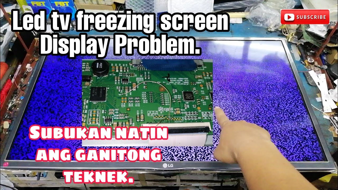 Led Tv Freezing Screen Display Problem/How to Fix.