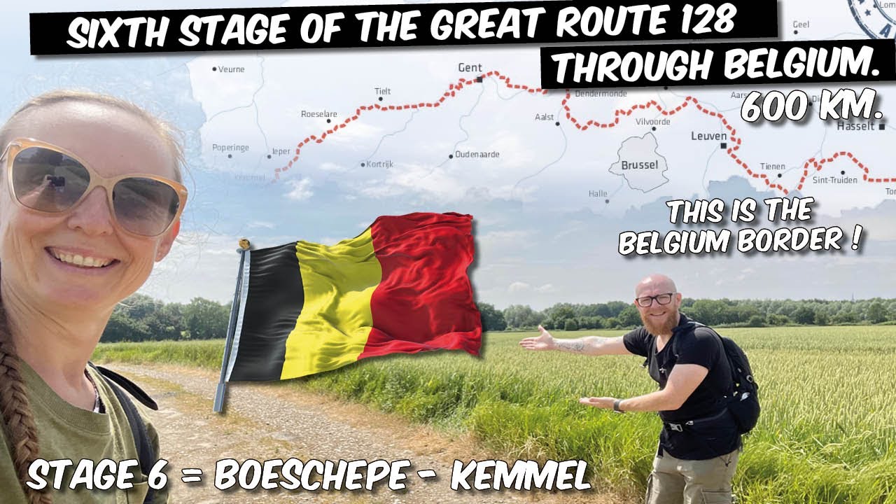 Crossing the Border into Belgium: Stage 6 Adventure! Long Distance hike GR 128