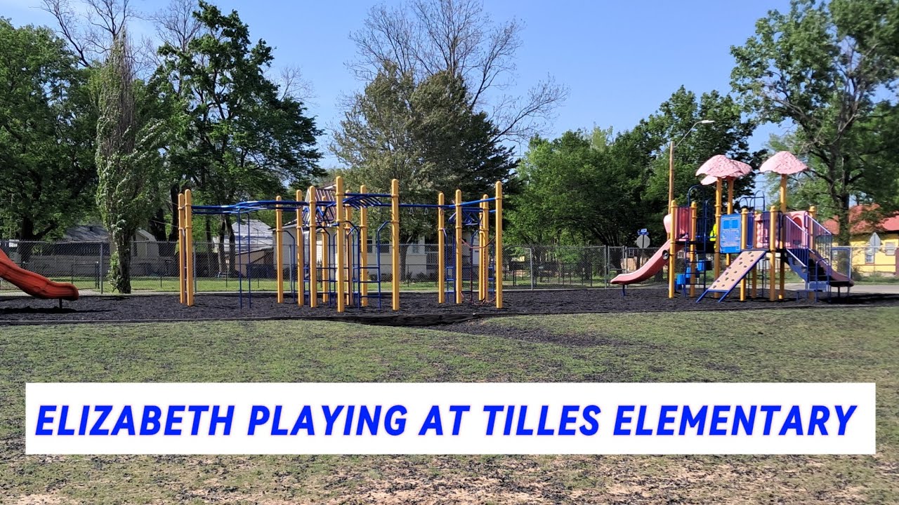 ELIZABETH PLAYING AT TILLES ELEMENTARY IN FORT SMITH ARKANSAS