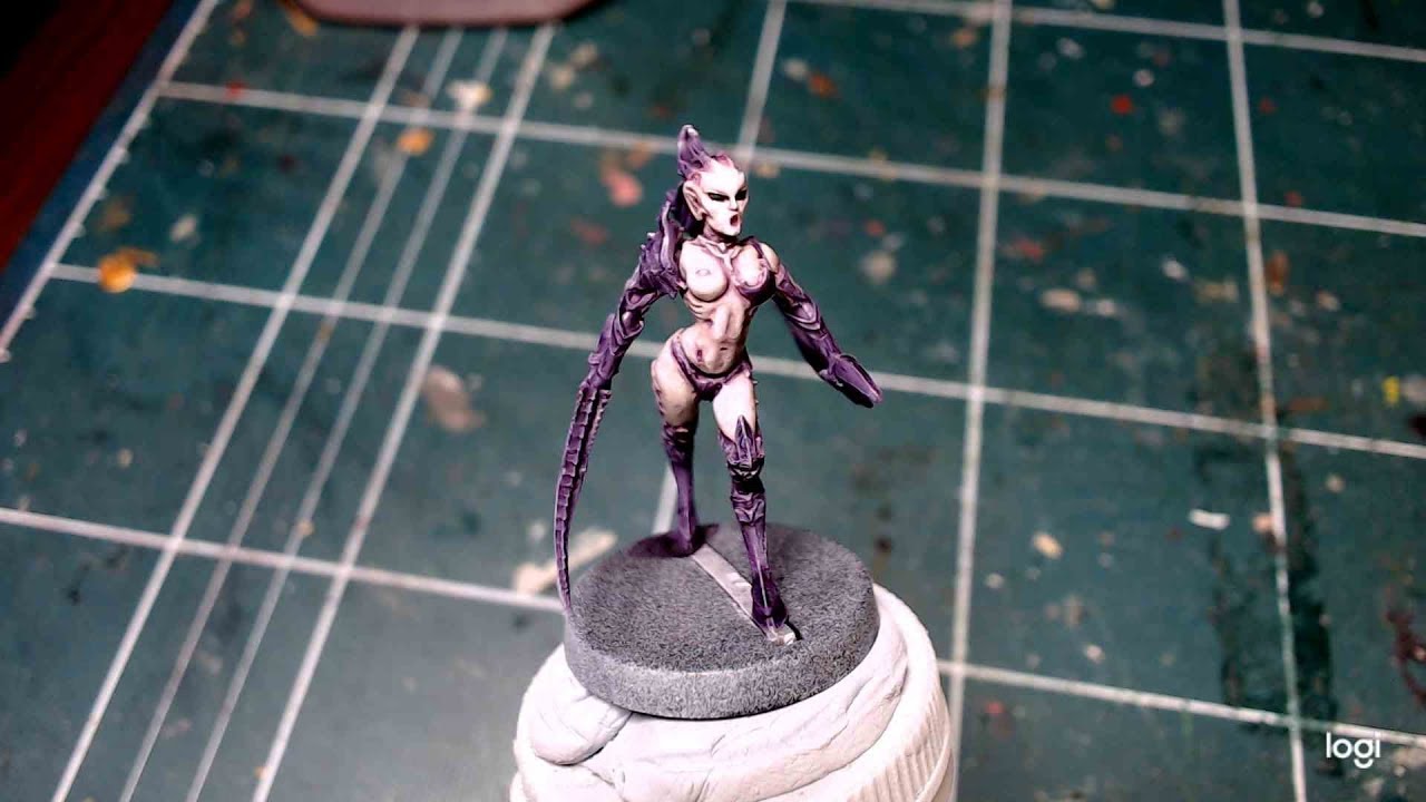 Painting Slaanesh Daemonette (Raging heroes Mantis Warrior)