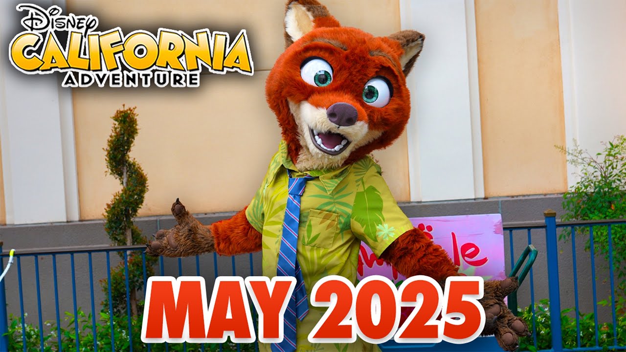 Disney California Adventure - May 2025 Walkthrough - Avengers Construction & Nick Wilde [4K POV]