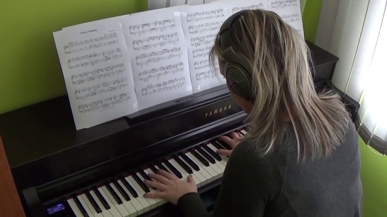 Whitney Houston - I Have Nothing | Adelina Piano cover