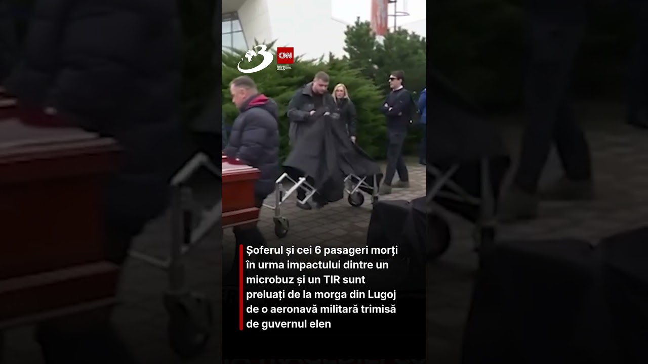 Cei 7 morți în impactul cu TIR-ul, duși în Grecia cu o aeronavă militară