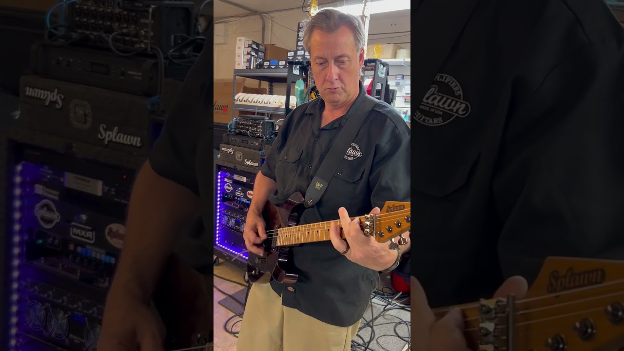 Scott Splawn testing out the Splawn SS2 check it out!! #guitar #splawn #seymourduncan #customguitars