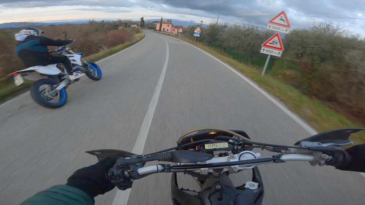 Test Husqvarna TC 125🏍️+Giro full gas🔥