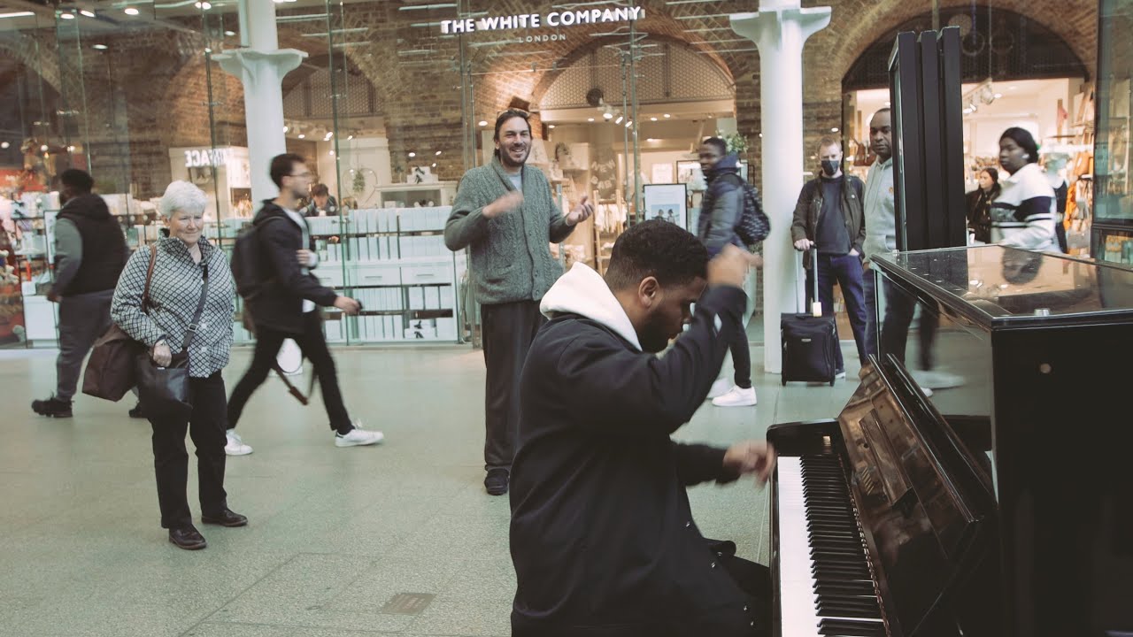 Classical Waltz brings JOY to train station | Under The Circus Tent - Karim Kamar