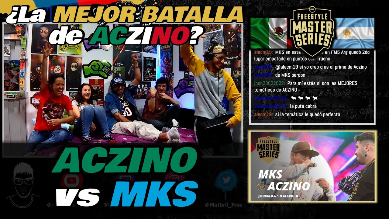 👿COLOMBIANOS REACCIONAN a ACZINO vs MKS ¿La MEJOR BATALLA de ACZINO? [FMS INTERNACIONAL 2019]🔥