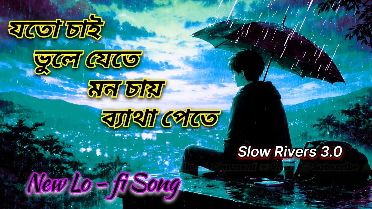 Joto chai vula jeta mon chai betha peta | New Sad Song | Bangla Sad Love Song | LOFI STYLE
