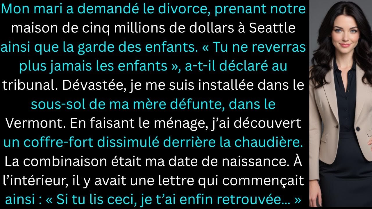 J’ai perdu ma maison de 5 millions de dollars et la garde de mes enfants au tribunal.