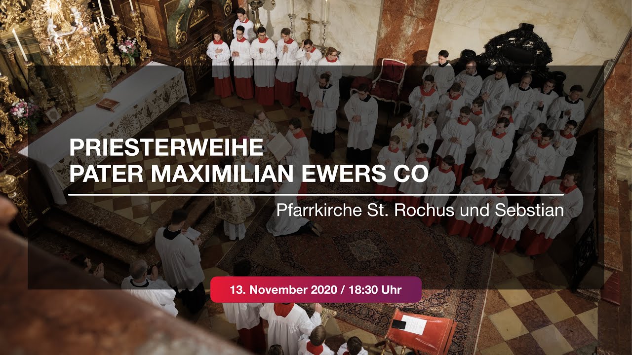 Priesterweihe von Pater Maximilian Ewers CO