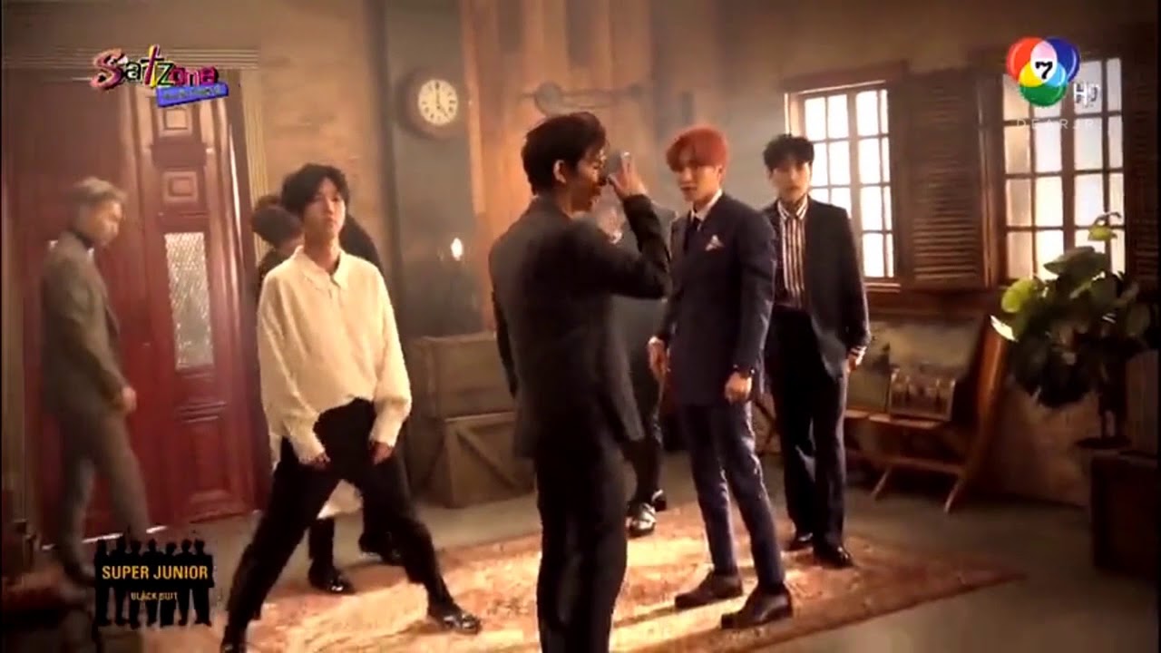 171223 SatZone : SUPER JUNIOR - The Making of Music Video 'BLACK SUIT'