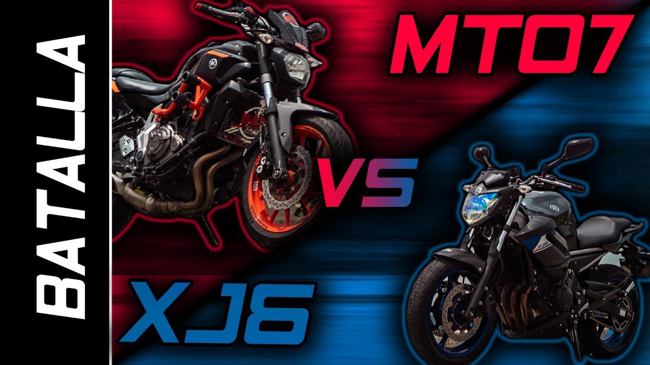MT 07 VS XJ6 | DRAG RACE #FULLGASS