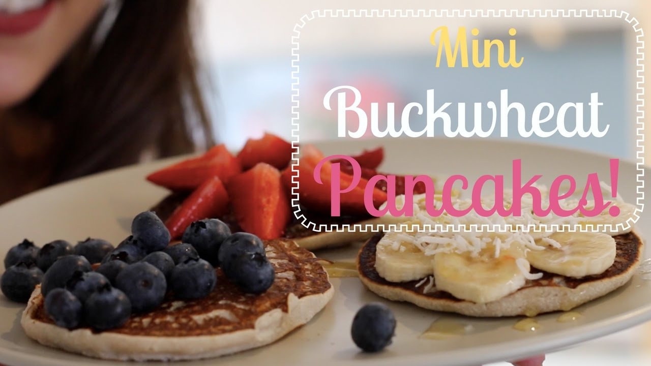 BRAINFOOD: Mini buckwheat pancakes!
