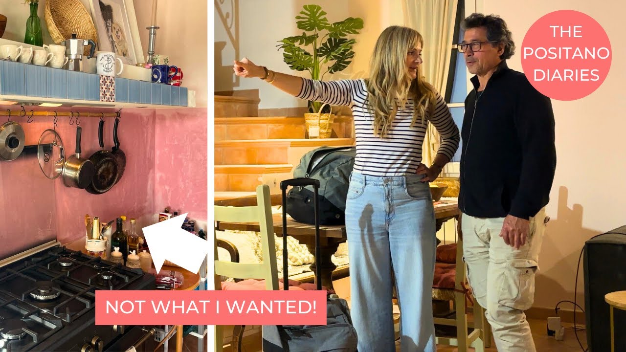 RENOVATING IN TUSCANY: FIREPLACE REVEAL, WEIRD PINK KITCHEN & a Wheelchair Race | EP 11