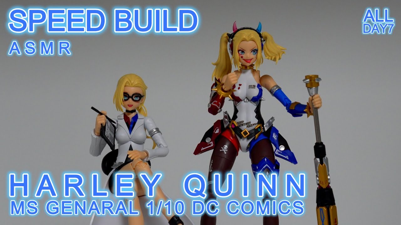 MS GENERAL 1/10 DC COMICS HARLEY QUINNㅣSPEED BUILDㅣMODEL KITㅣASMR BUILD