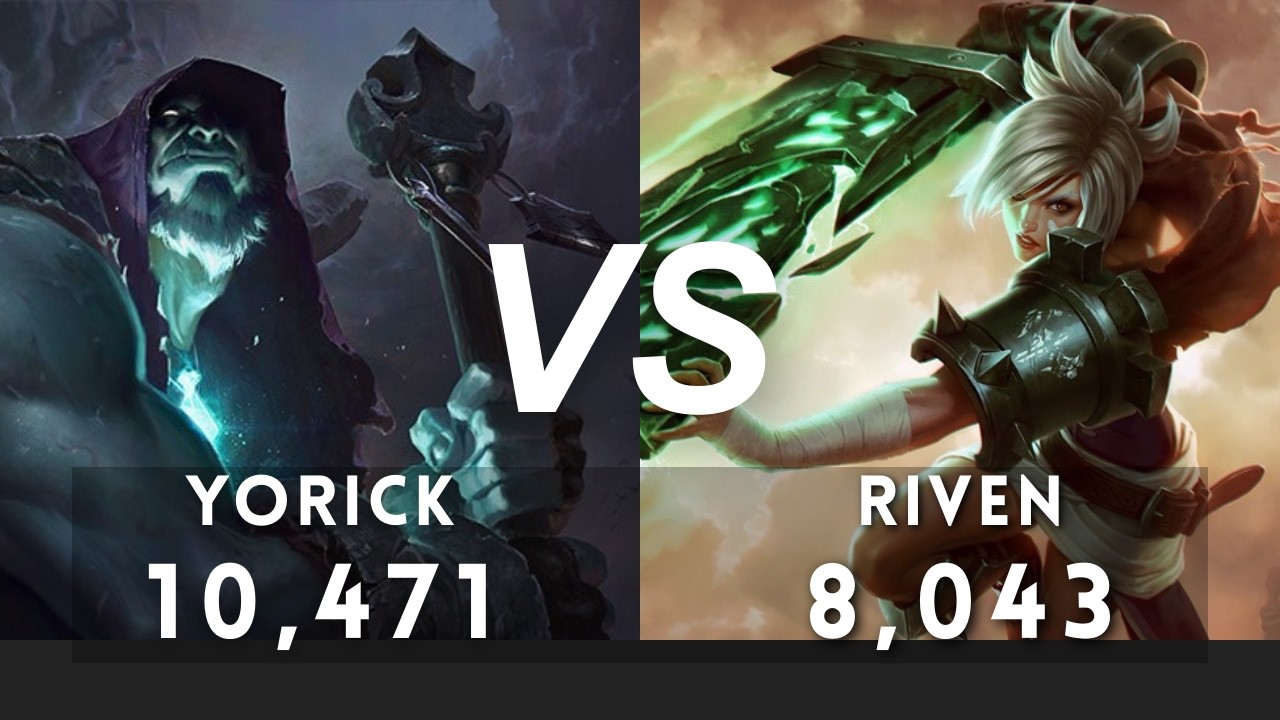 Yorick VS Riven BUT ZED MID GOES FOR 13/2 | Patch 26.3
