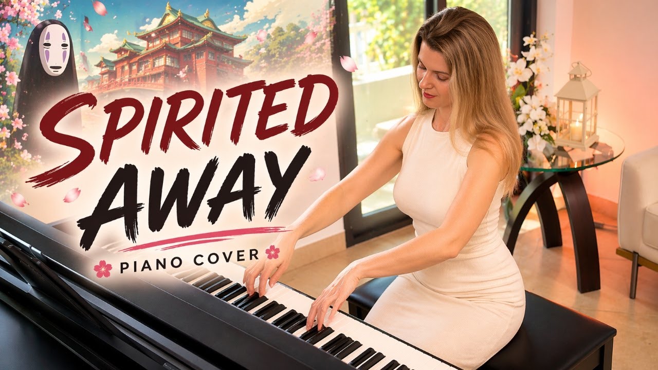 Spirited Away Piano | Relaxing Nature Visuals for Study & Sleep