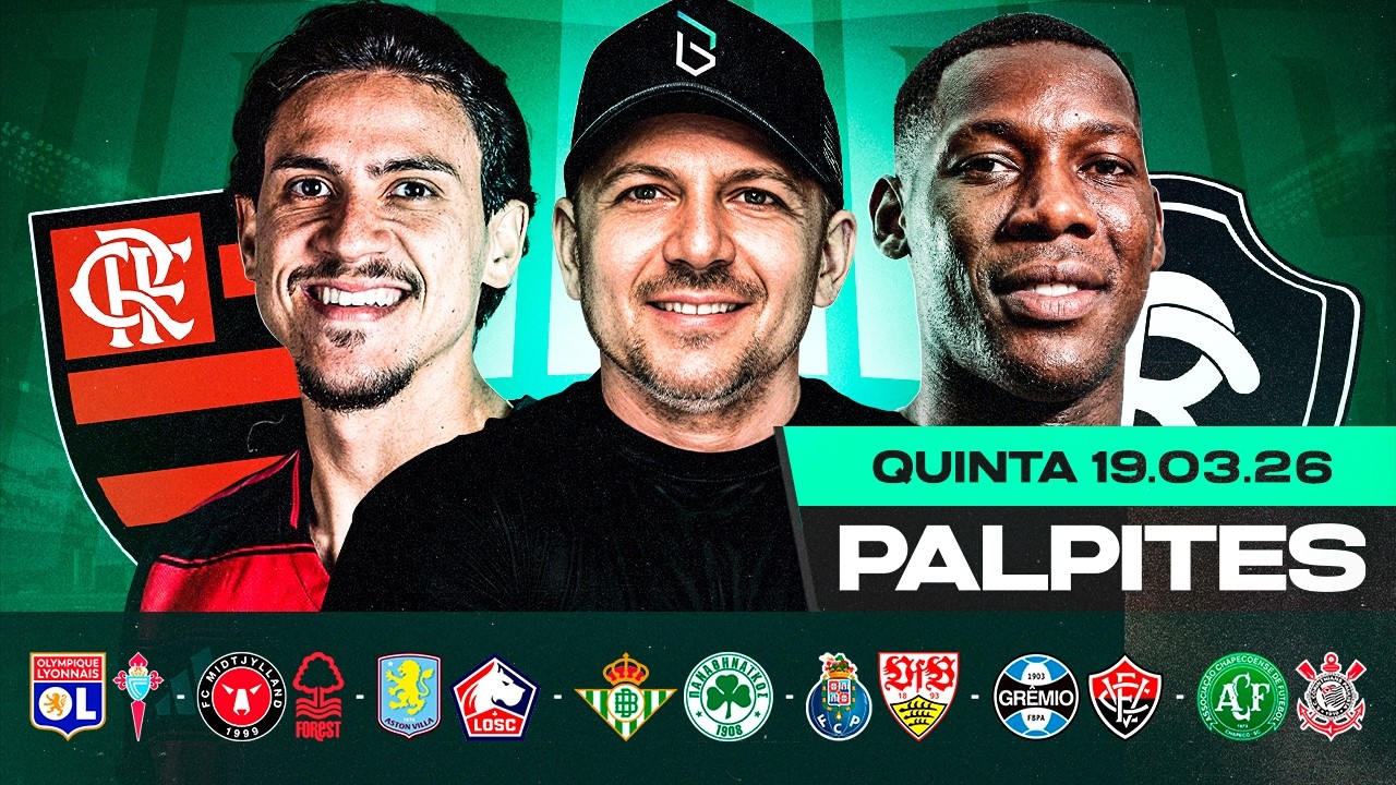 PALPITES DE FUTEBOL PARA O DIA 19 03 2026 (QUINTA-FEIRA) | Boleiros Tips