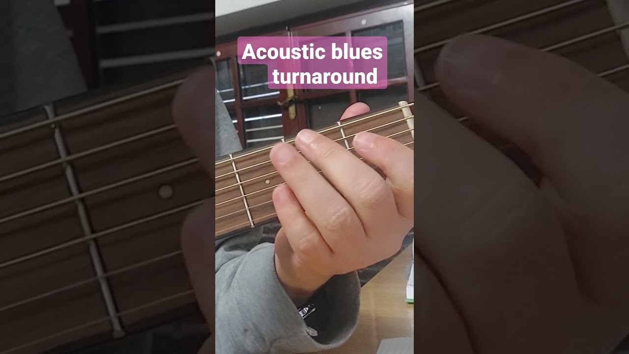 acoustic blues turnaround 