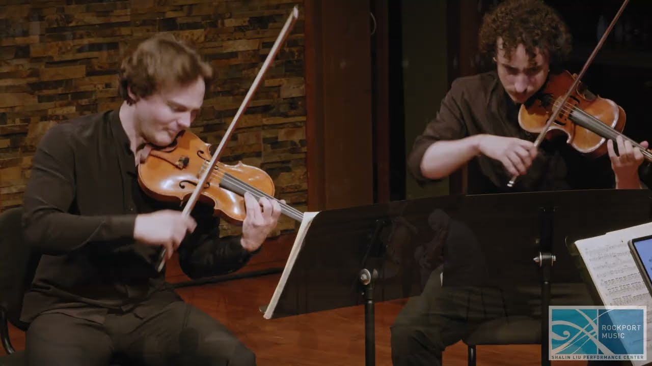 The Isidore Quartet performs Beethoven in the Rockport Chamber Music Festival