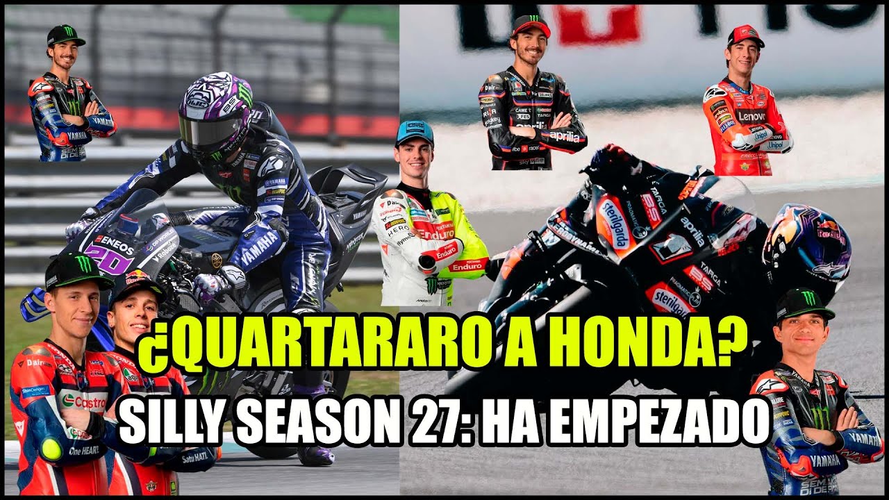 SILLY SEASON MOTOGP: ¿SE VA QUARTARARO A HONDA O NO? ¿QUÉ PASA CON MARTÍN? ¿PEDRO CON MÁRQUEZ?