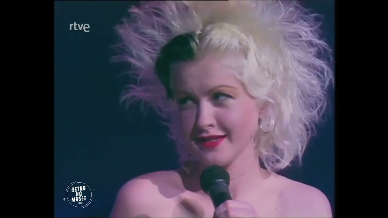 CYNDI LAUPER - Rockopop (TVE - 1989) [HQ Audio] - I drove all night, Primitive