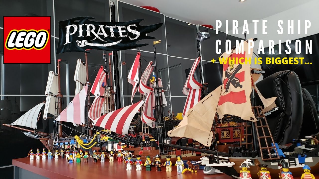 LEGO Pirate Ship Comparison: Imperial Flagship 10210 & 6271, Barracuda 21322 & Brickbeards 6243!