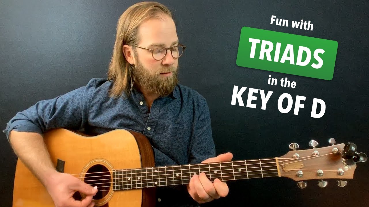 Faking open chords in key of D w/ major & minor triads