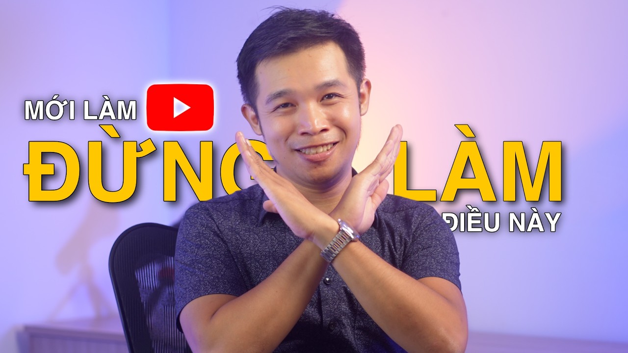 5 Việc Làm Phí Thời Gian khi Kiếm Tiền Youtube
