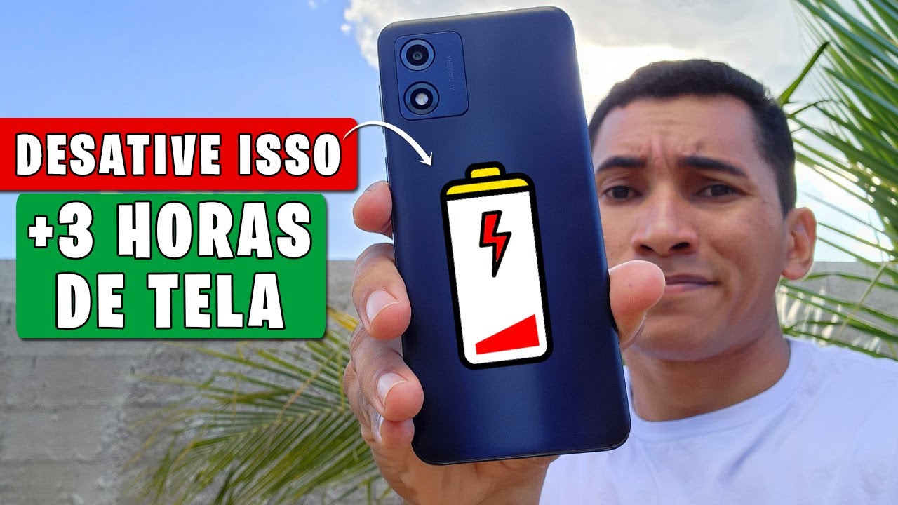 Desative o VILÂO da BATERIA do Moto E13   Antes que seja tarde