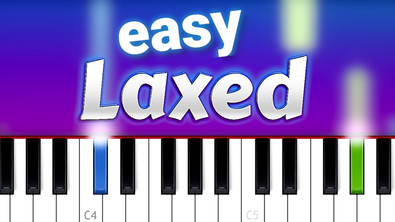 Jawsh 685 - Laxed (100% EASY PIANO TUTORIAL)