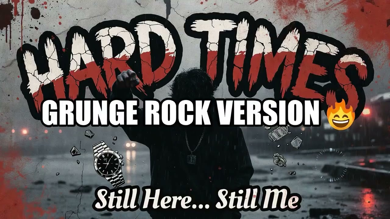 Hard Times - GRUNGE ROCK VERSION 2026 🔥 Tee Grizzley Inspired (Raw Emotional Anthem | Lyrics Video)