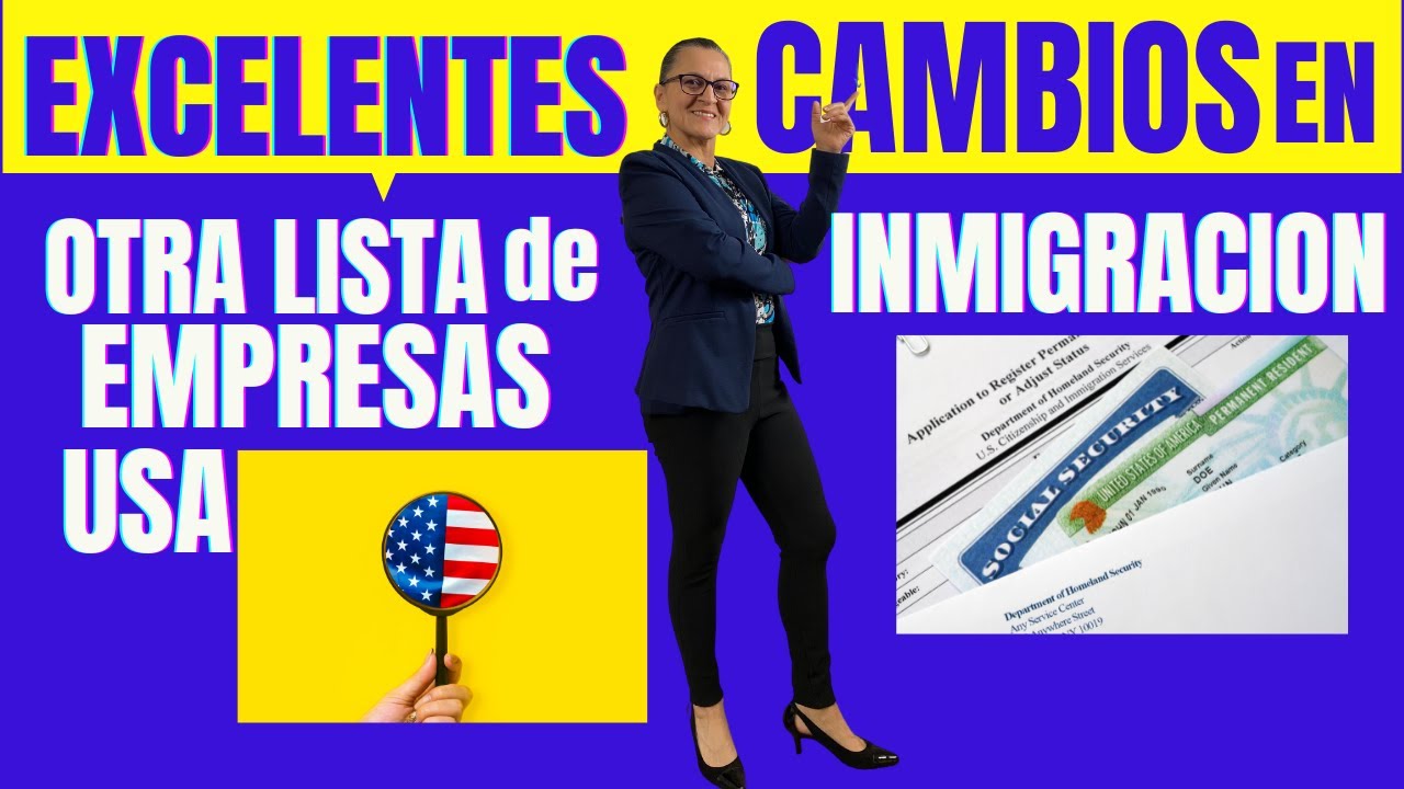 Visa TRABAJO USA y Lista Empresas USA #HayTrabajoUSA