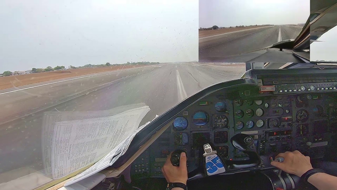 Departing Goa, India with a Learjet 35