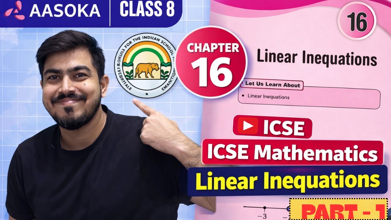 Class_8|| Ch_16 || Linear Equations || Part_1 || ICSE BOARD || Ashoka Publication ||