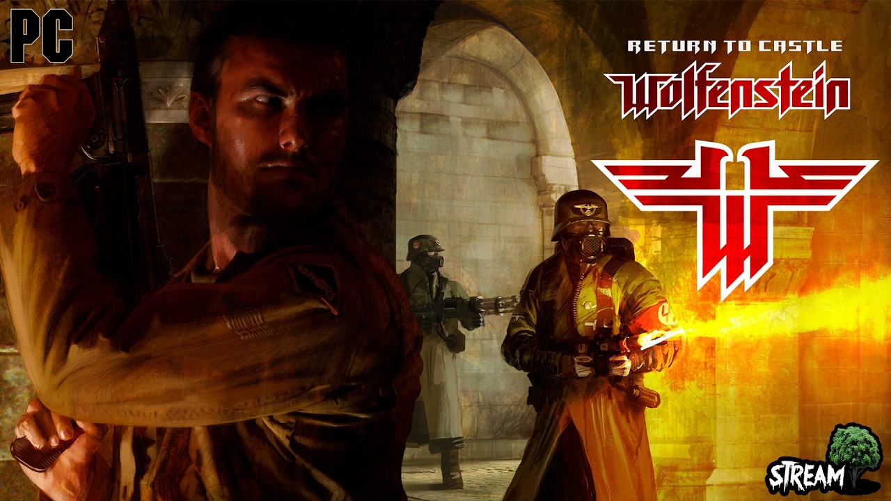 Return to Castle Wolfenstein - прохождение / сложность - HARD | PC | Стрим [2]