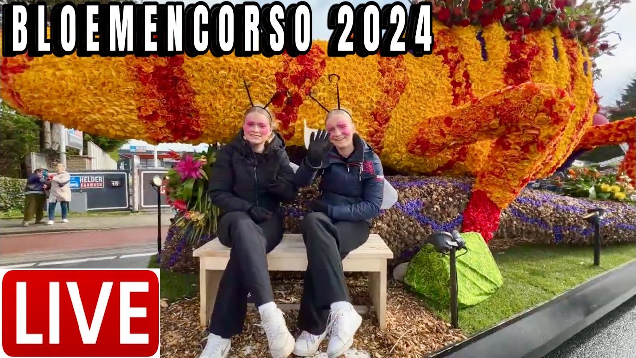 LIVE: Bloemencorso 2024 Flower Parade🌷Keukenhof 2024 🇳🇱
