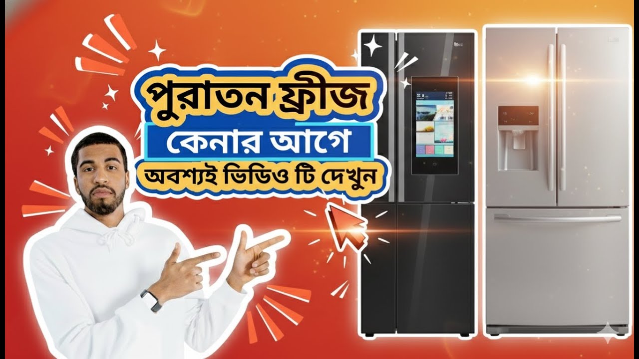 পুরাতন ফ্রিজ কিনে ঠকতে না চাইলে এই বিষয় গুলো জেনে রাখুন । How to Buy a good Refrigerator and Fridge