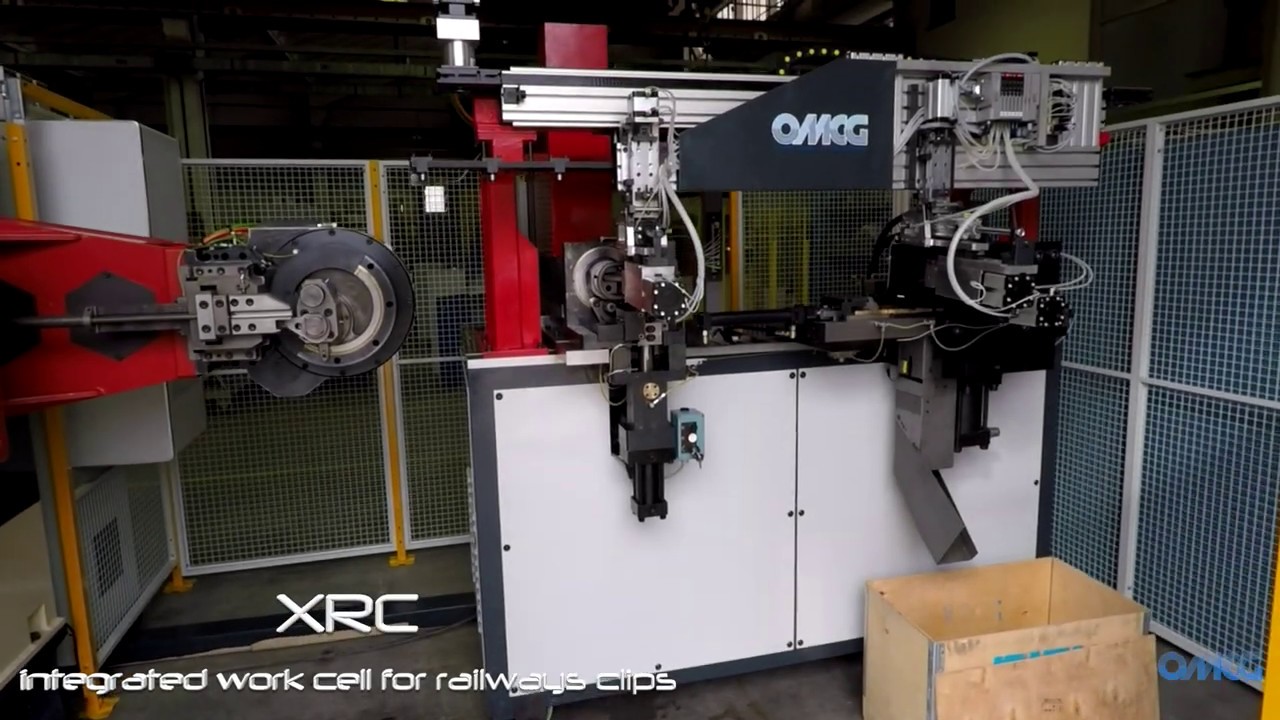 OMCG XRC18- PIEGATRICE CNC PER GANCI FERROVIARI - CNC BENDING MACHINE FOR RAILWAY CLIPS