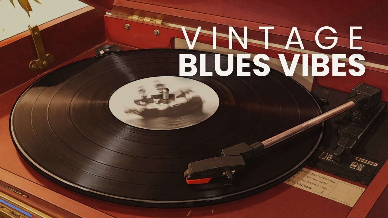 Vintage Blues Vibes 🎶 Slow Blues for Late Nights, Vinyl & Warm Ambience