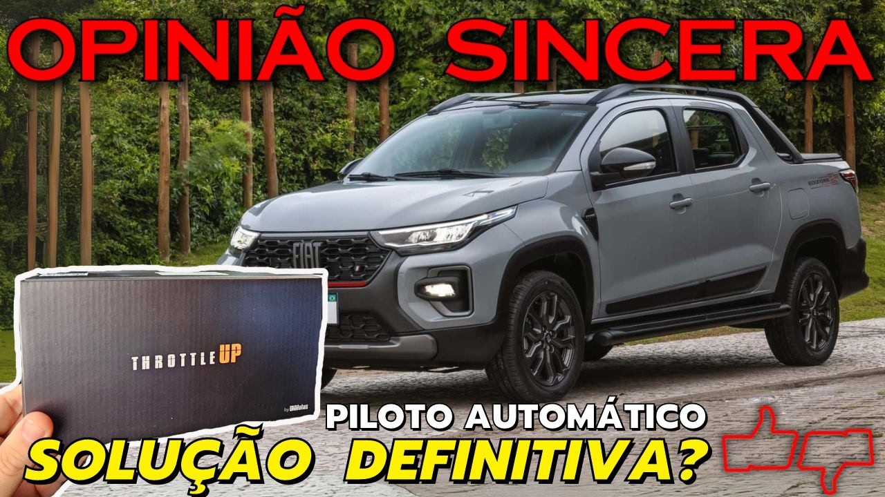 Solução definitiva pra Fiat Strada PILOTO AUTOMÁTICO e pedal SEM DELAY. Melhora o carro, gasta menos