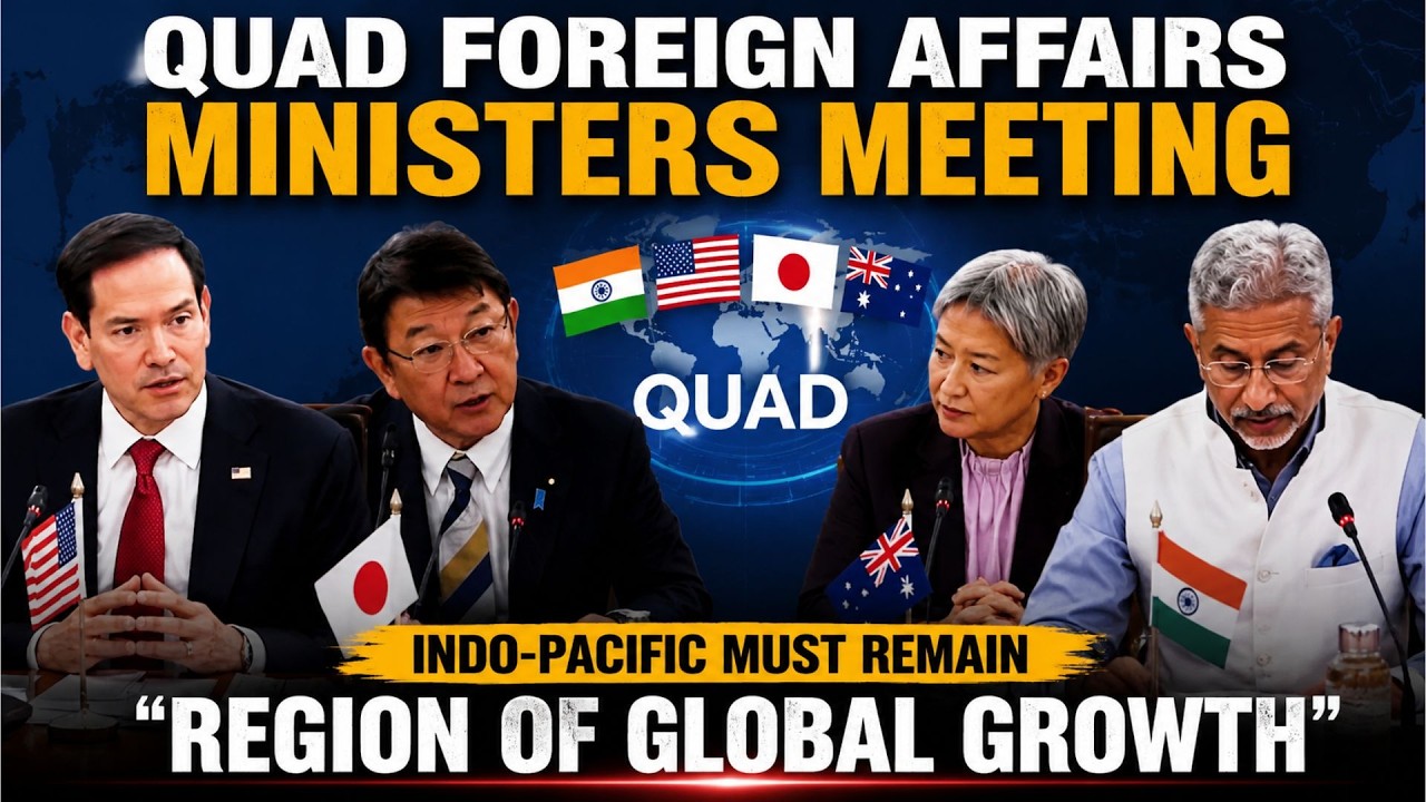 QUAD Foreign Ministers Meeting: 