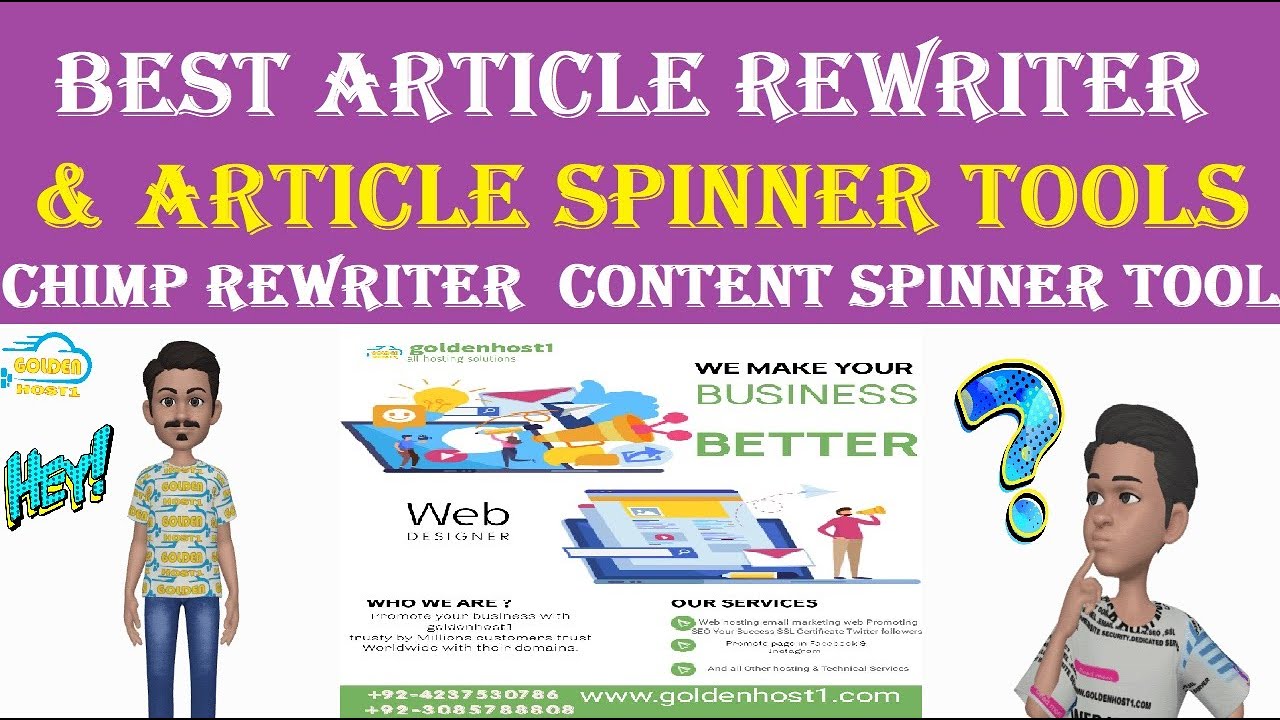 best article rewriter & article spinner tools. chimp rewriter  content spinner tool.