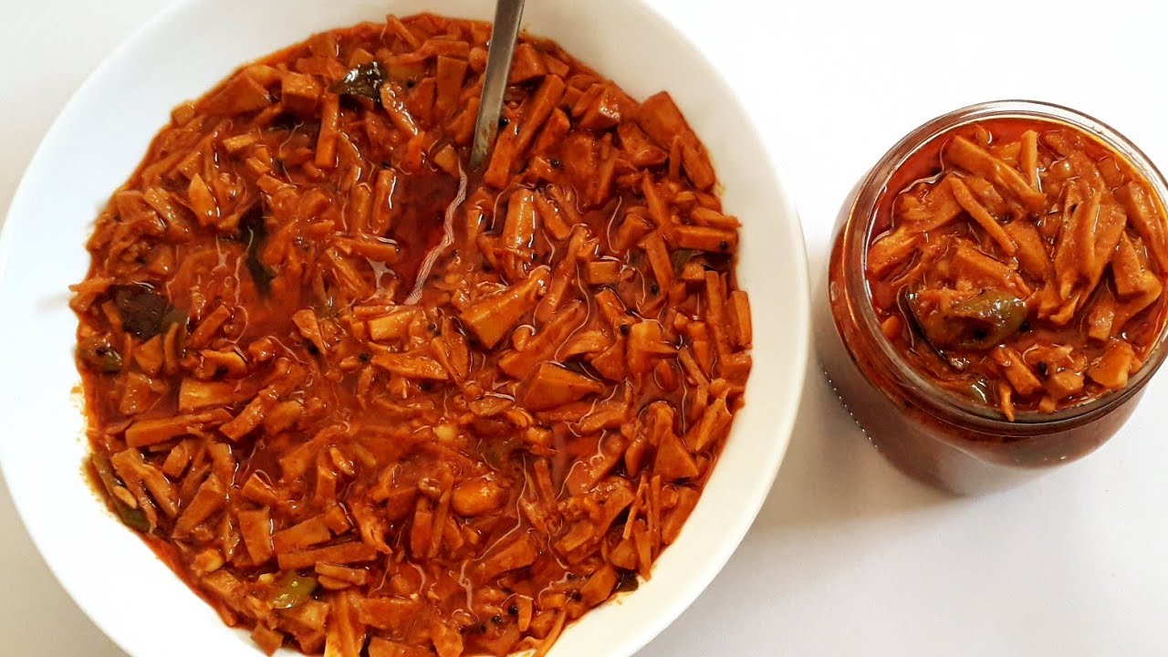 ഇടിച്ചക്ക അച്ചാർ||chakka achar|jackfruit pickled recipe in malayalam|pickle recipechinjachlu mutfak