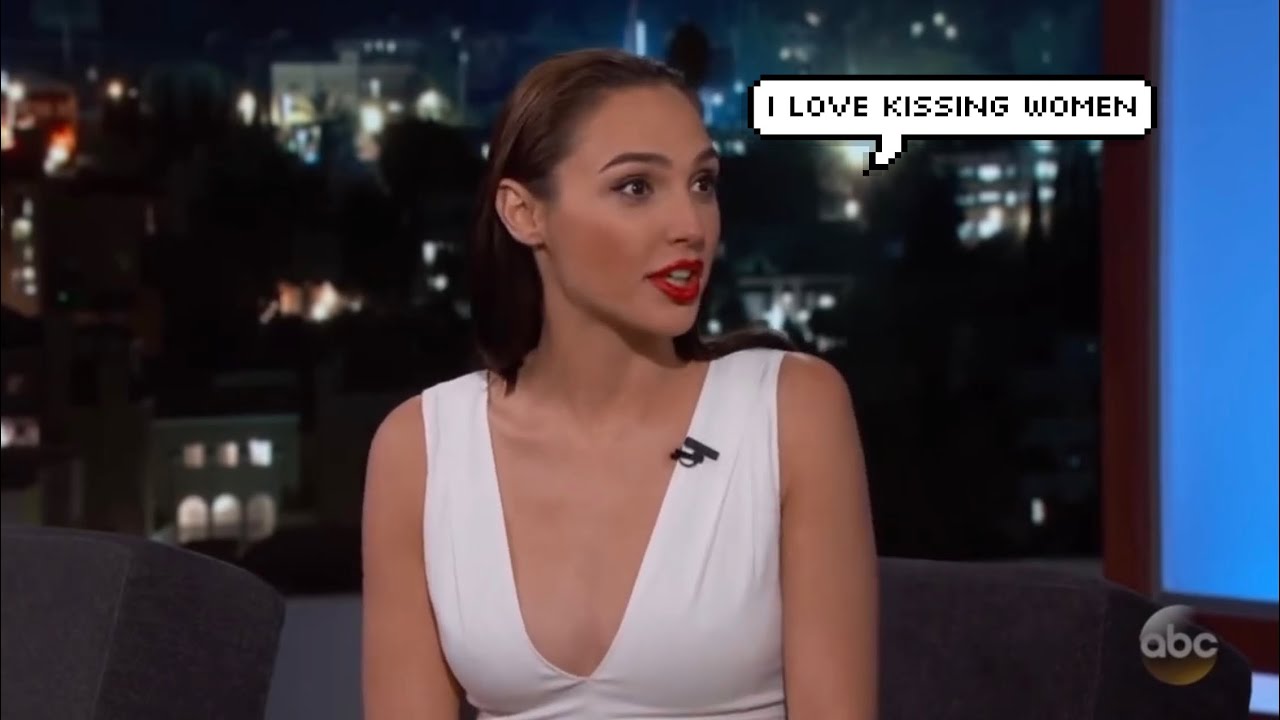 gal gadot being gay for 2 minutes 