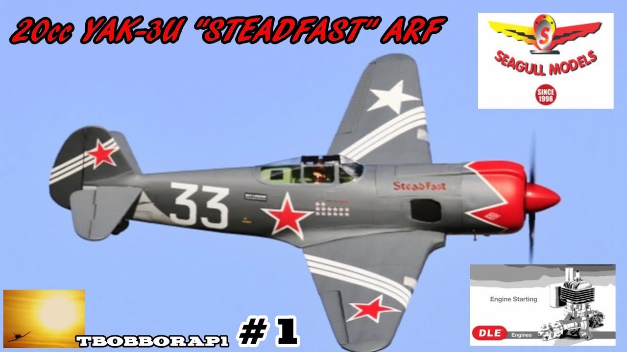 SEAGULL MODELS YAK-3U - DLE 20cc RC RENO RACER 